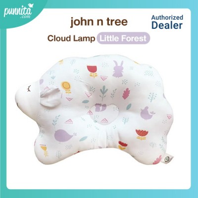 John n Tree หมอนหลุมผ้าฝ้าย ออร์แกนิค Cloud Lamp Little Forest - 3D Breathable Air Mesh